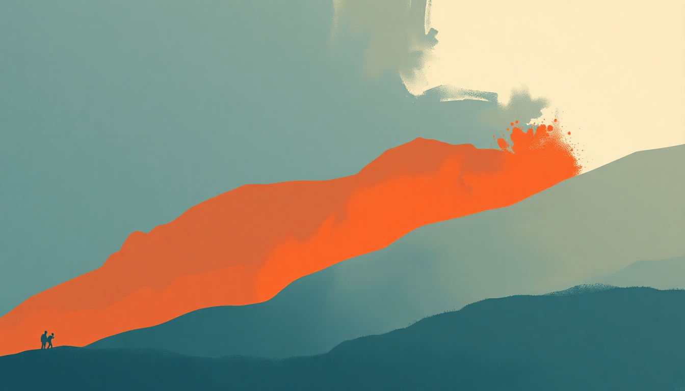 Fan-driven abstract illustration evoking the emotional arc of Backin It Up by Cardi B