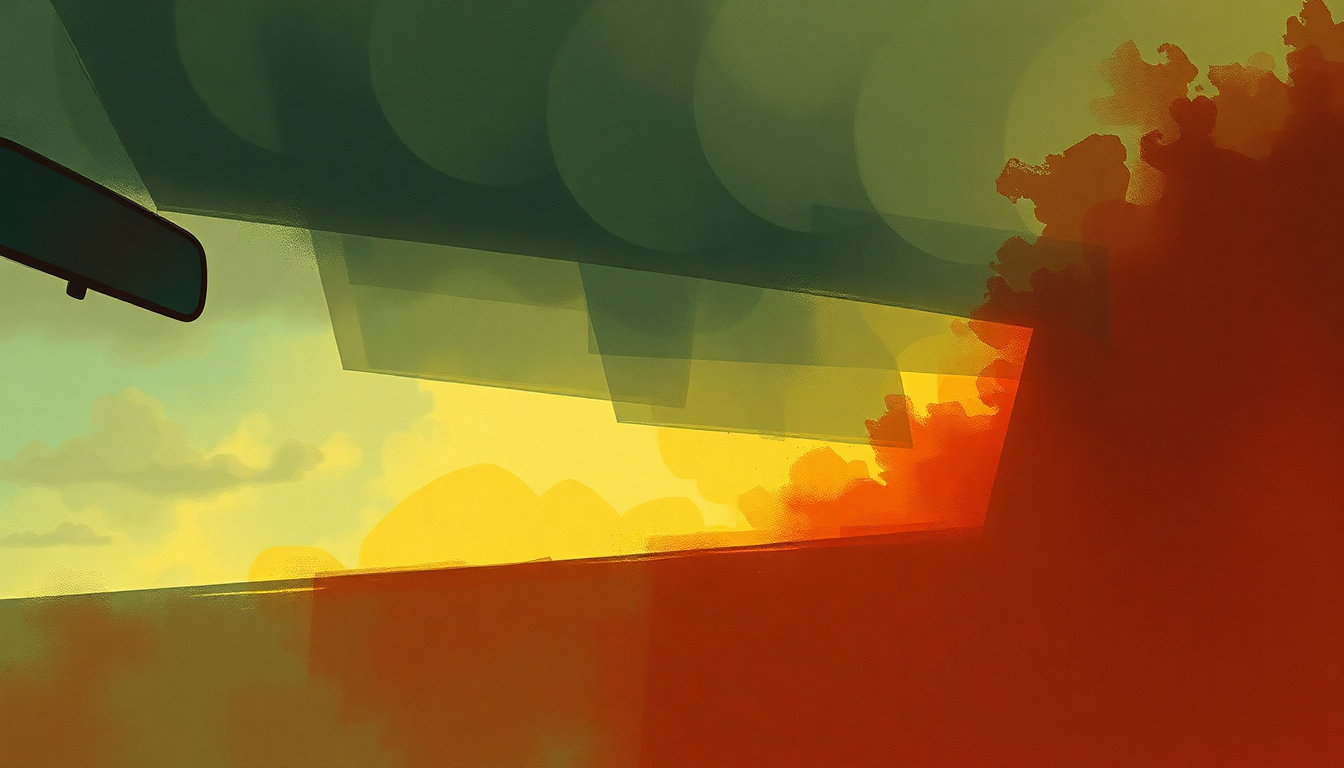 Fan-driven abstract illustration evoking the emotional arc of Backseat Freestyle by Kendrick Lamar