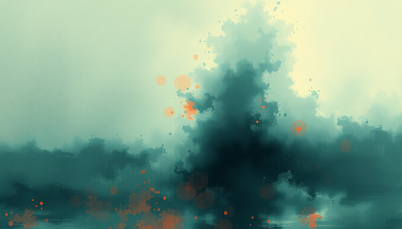 Fan-driven abstract illustration evoking the emotional arc of Banzai Washout by Dick Dale