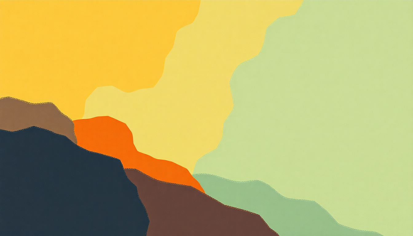 Fan-driven abstract illustration evoking the emotional arc of Bears by Lyle Lovett