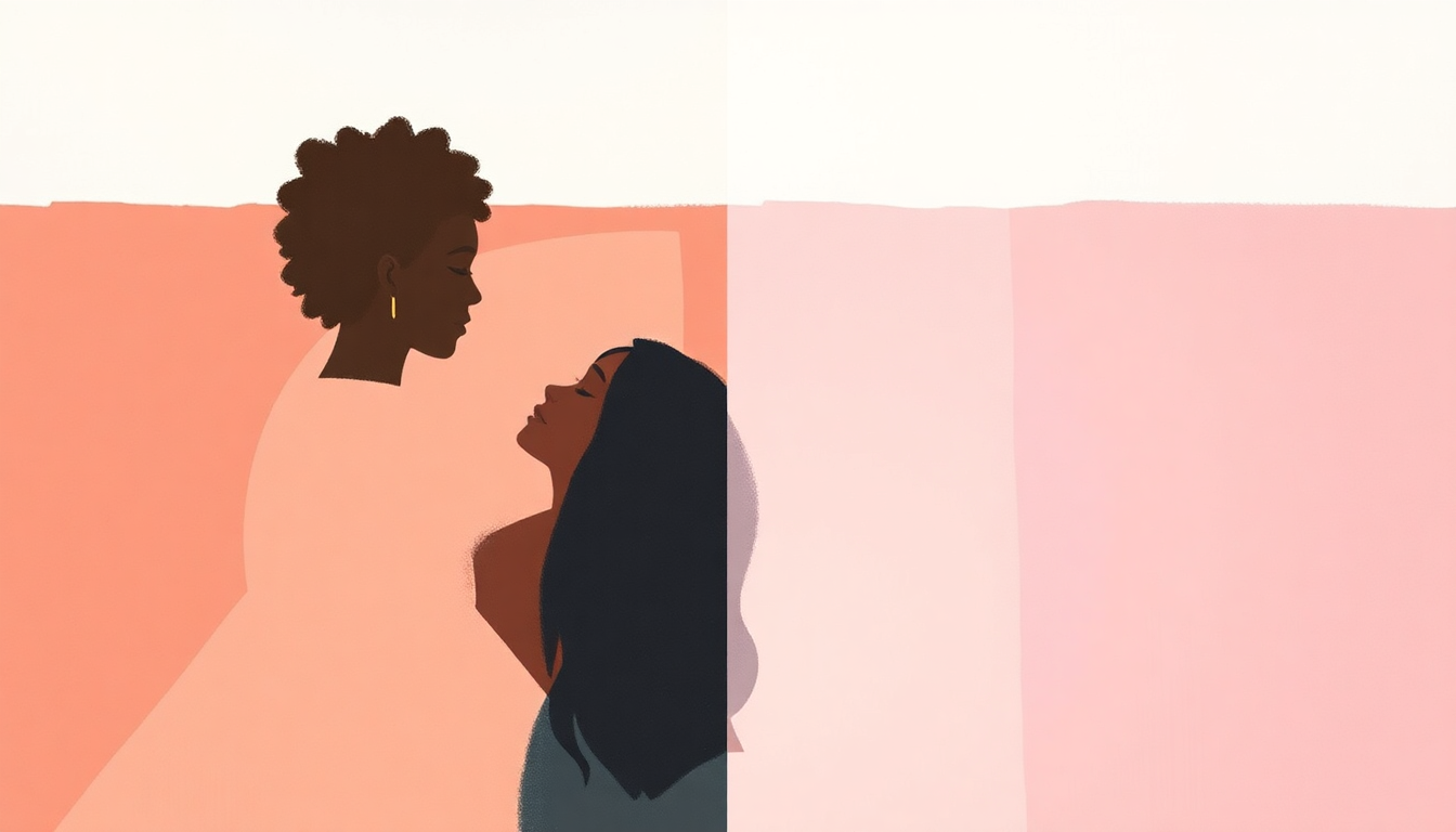 Fan-driven abstract illustration evoking the emotional arc of Bed and Breakfast by Raheem DeVaughn