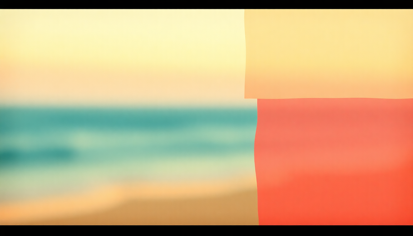 Fan-driven abstract illustration evoking the emotional arc of Beer in Mexico by Kenny Chesney