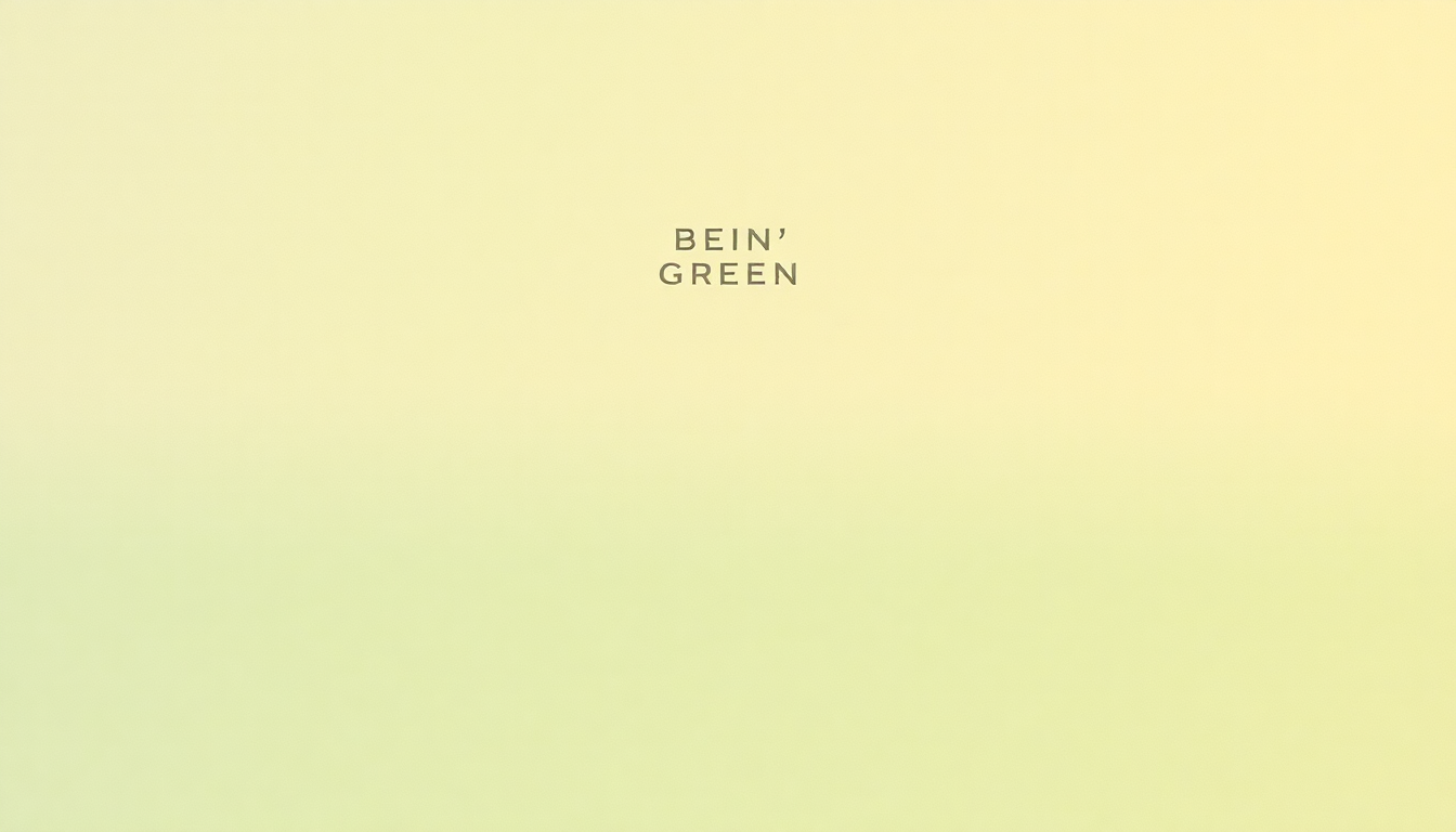 Fan-driven abstract illustration evoking the emotional arc of Bein' Green by Sesame Street
