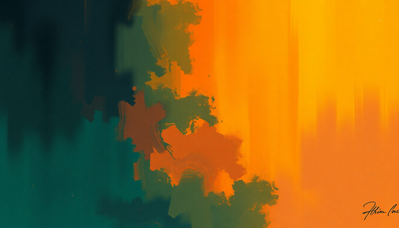 Fan-driven abstract illustration evoking the emotional arc of Bemba Colora by Celia Cruz