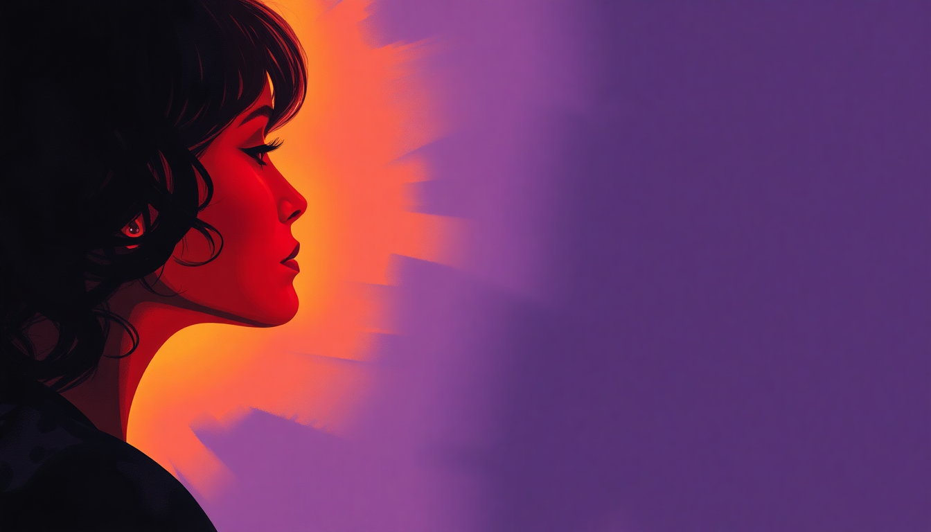 Fan-driven abstract illustration evoking the emotional arc of Better Be Good to Me by Tina Turner