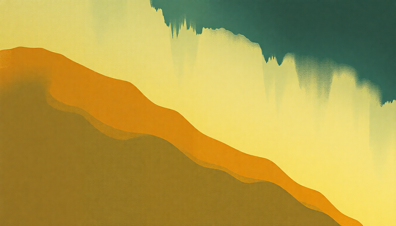 Fan-driven abstract illustration evoking the emotional arc of Bible Belt by Travis Tritt