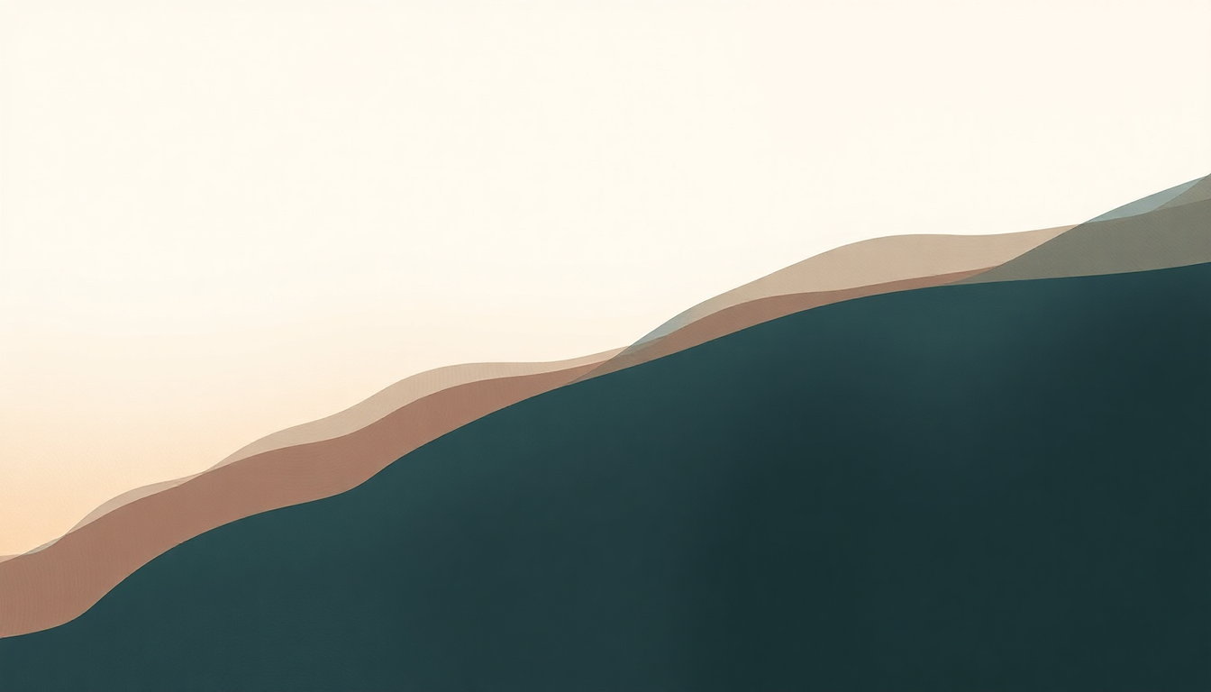 Fan-driven abstract illustration evoking the emotional arc of Biological by Air