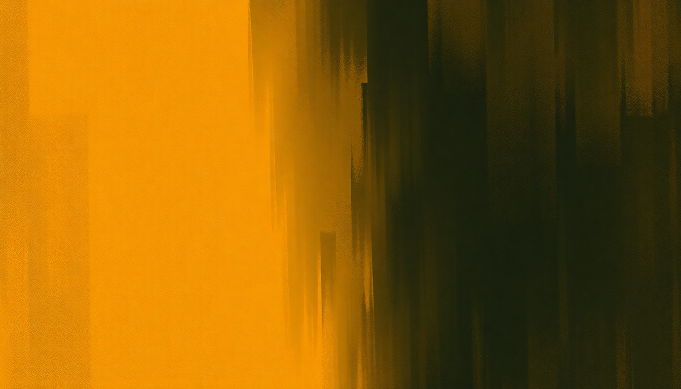 Fan-driven abstract illustration evoking the emotional arc of Black and Tan Fantasy by Duke Ellington