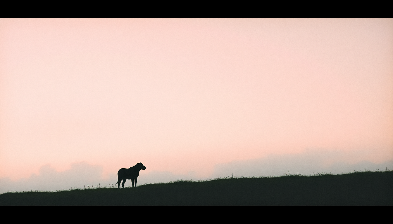 Fan-driven abstract illustration evoking the emotional arc of Black Eyed Dog by Nick Drake