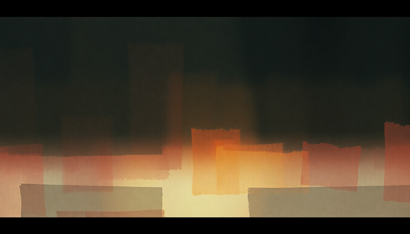 Fan-driven abstract illustration evoking the emotional arc of Black Eyes Blue Tears by Shania Twain