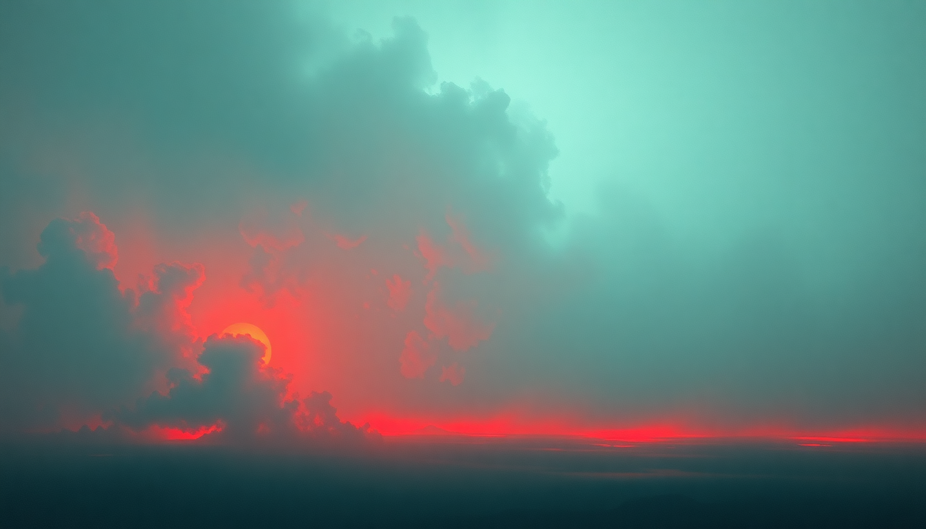 Fan-driven abstract illustration evoking the emotional arc of Blind by Swans