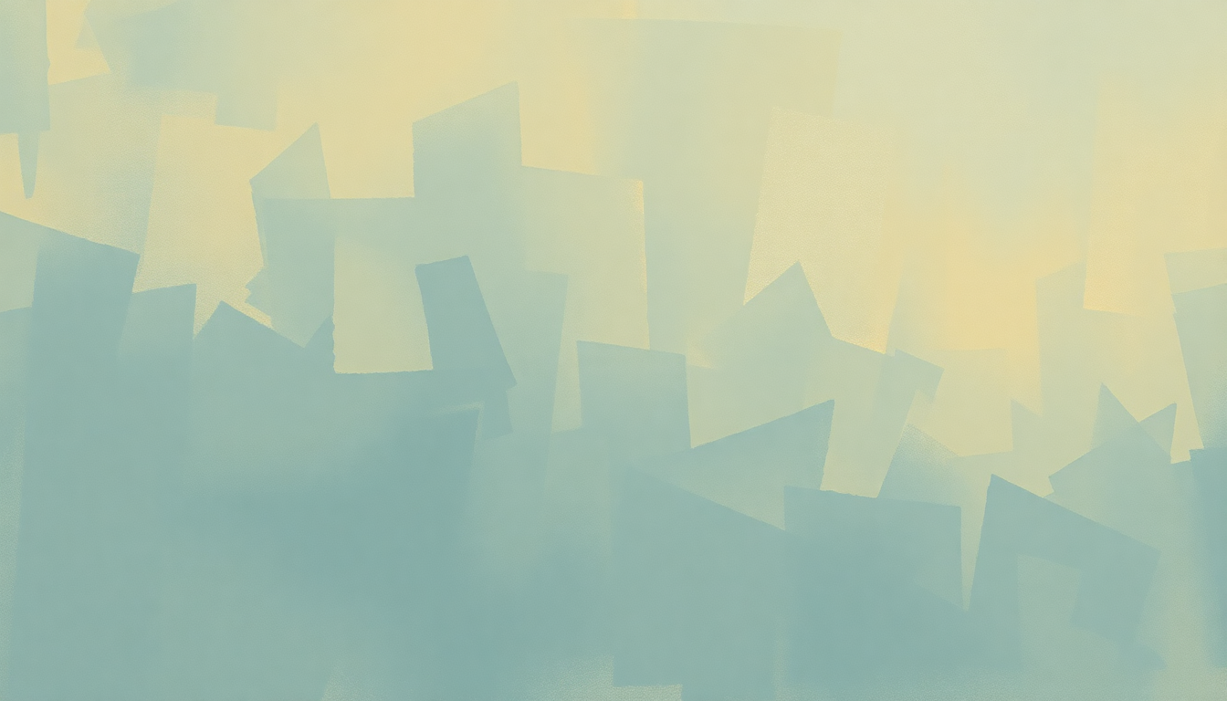 Fan-driven abstract illustration evoking the emotional arc of Blue Angel by Roy Orbison