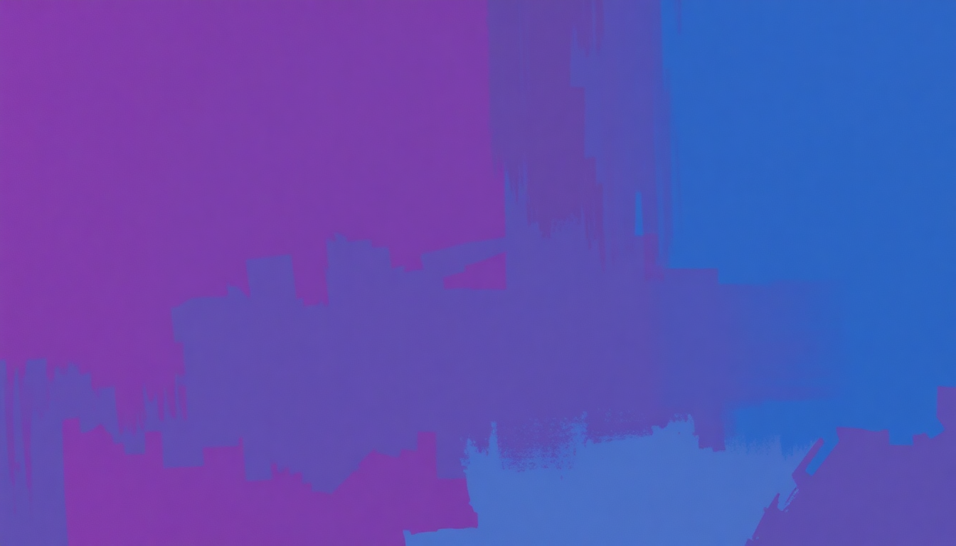 Fan-driven abstract illustration evoking the emotional arc of Blue Jean by David Bowie