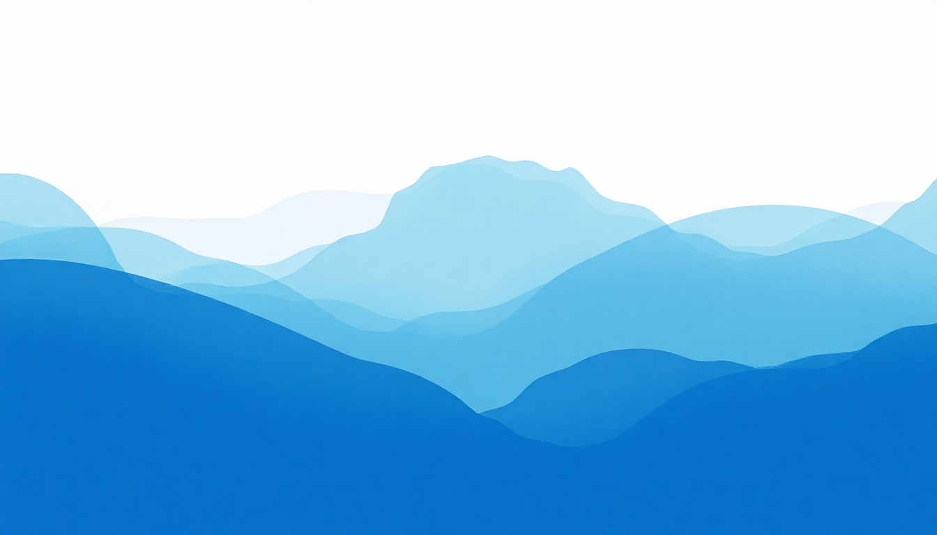 Fan-driven abstract illustration evoking the emotional arc of Blueming by IU