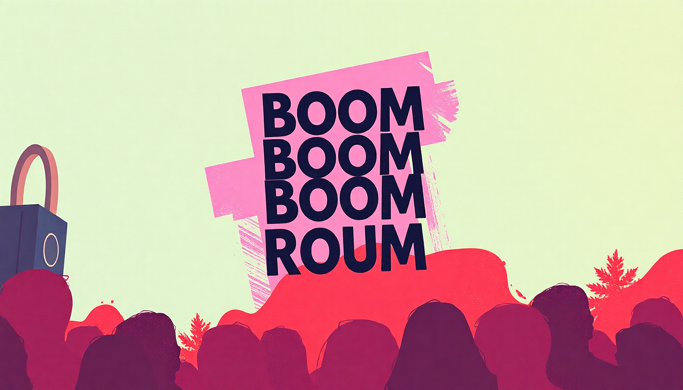 Fan-driven abstract illustration evoking the emotional arc of Boom Boom Room by Roddy Ricch