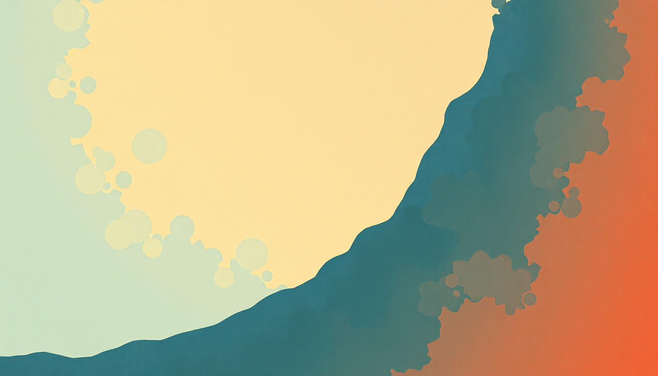 Fan-driven abstract illustration evoking the emotional arc of Boys Keep Swinging by David Bowie