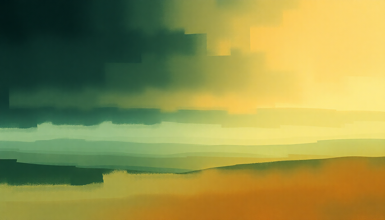 Fan-driven abstract illustration evoking the emotional arc of Brace For Impact (Live a Little) by Sturgill Simpson