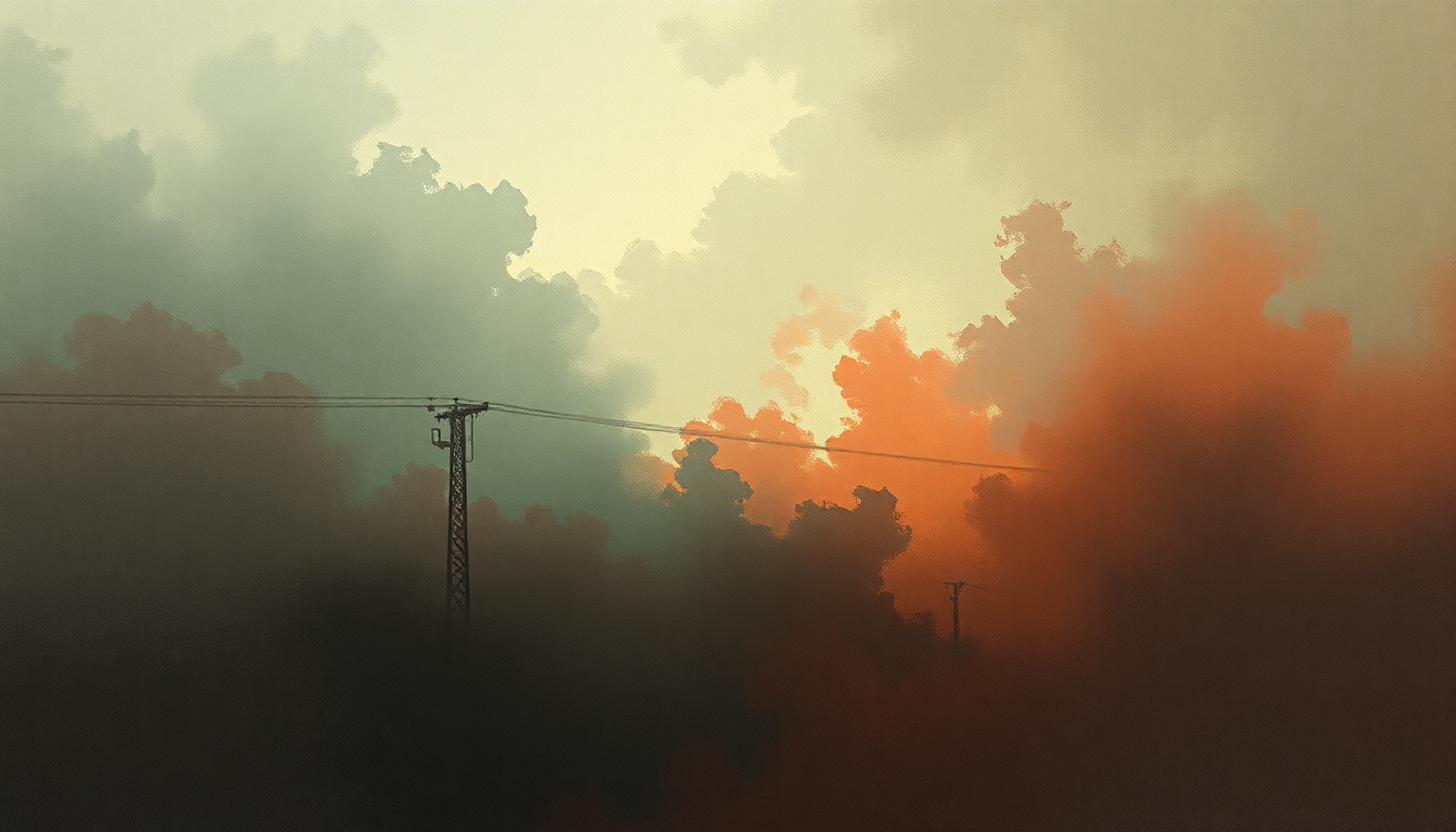 Fan-driven abstract illustration evoking the emotional arc of Break-In by Fugazi