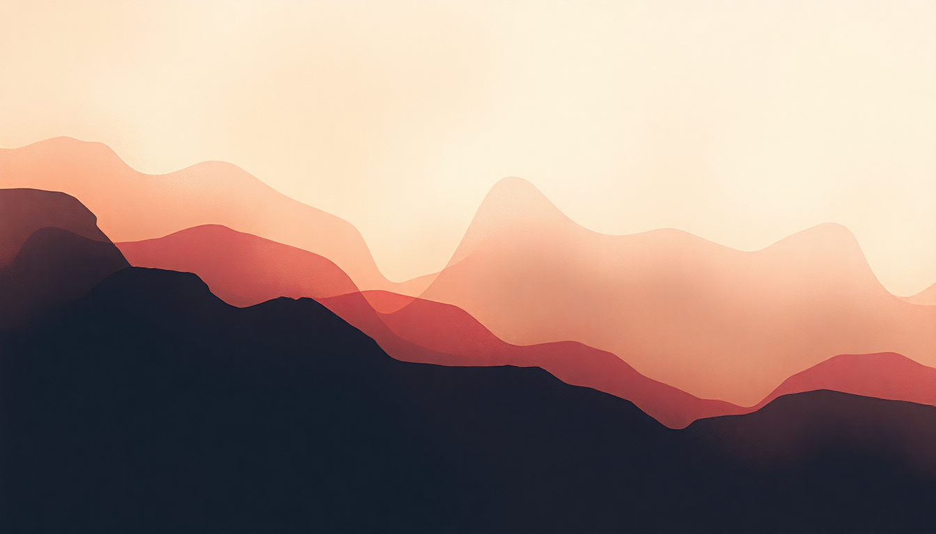 Fan-driven abstract illustration evoking the emotional arc of Breathe by Faith Hill