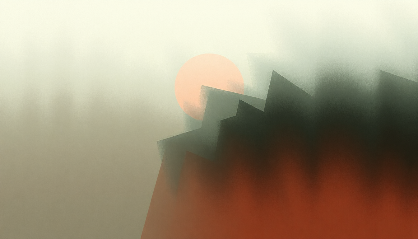 Fan-driven abstract illustration evoking the emotional arc of Brena by A Perfect Circle