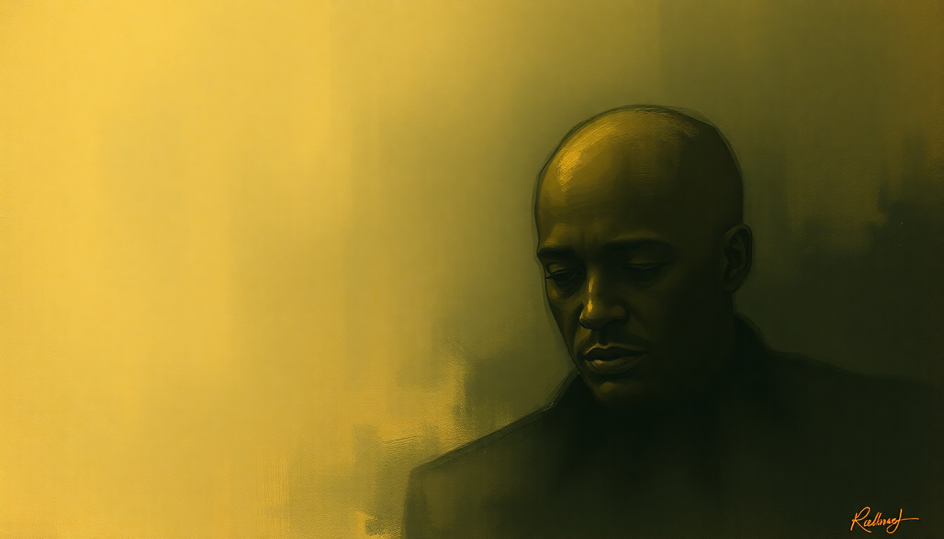 Fan-driven abstract illustration evoking the emotional arc of Brilliant Corners by Thelonious Monk