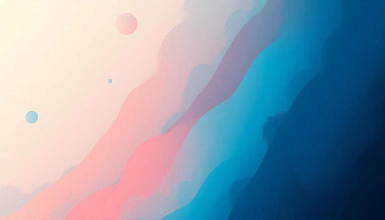 Fan-driven abstract illustration evoking the emotional arc of Brilliant Yes by Underworld