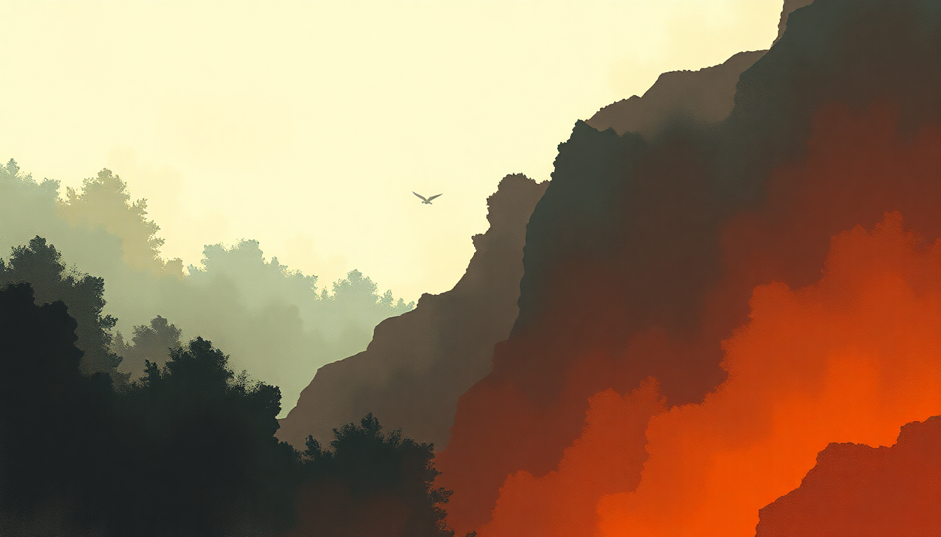 Fan-driven abstract illustration evoking the emotional arc of Bring Em Back Alive by Audioslave