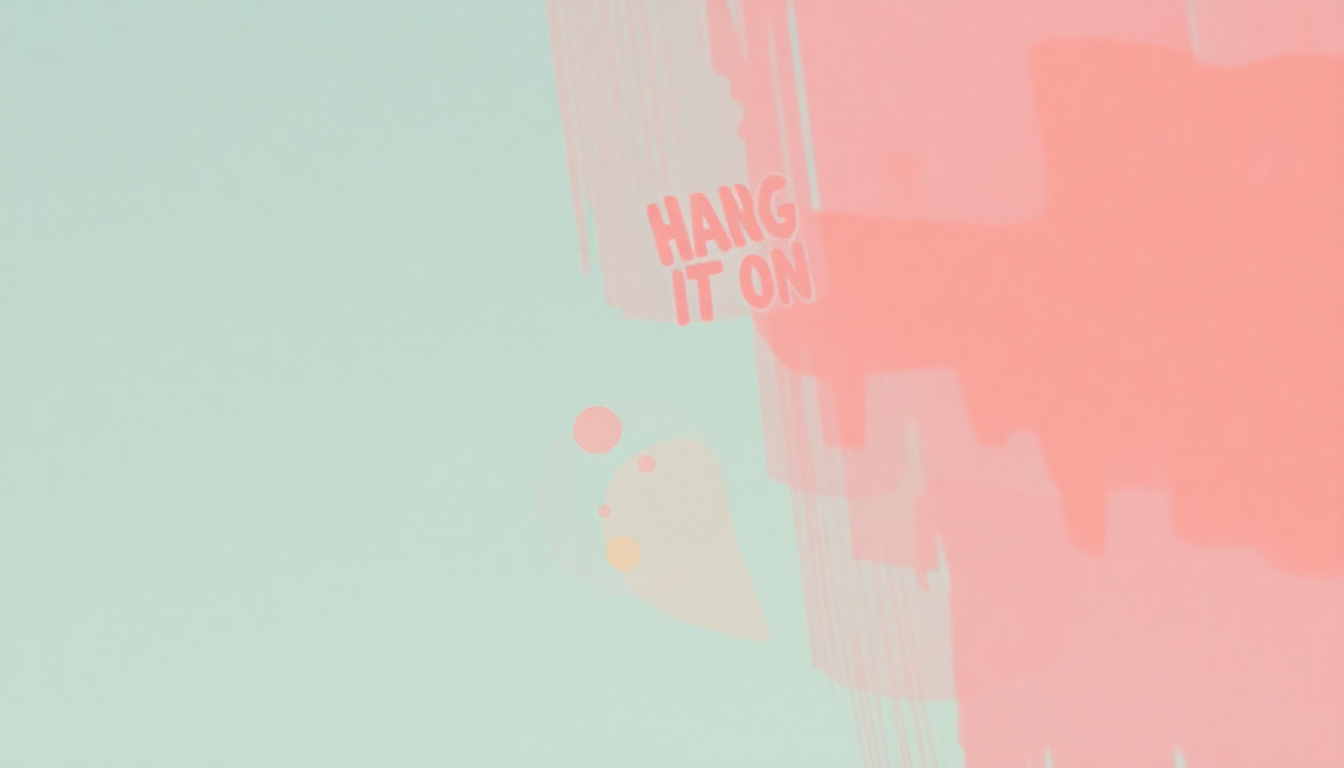 Fan-driven abstract illustration evoking the emotional arc of Bring It On by Hard-Fi