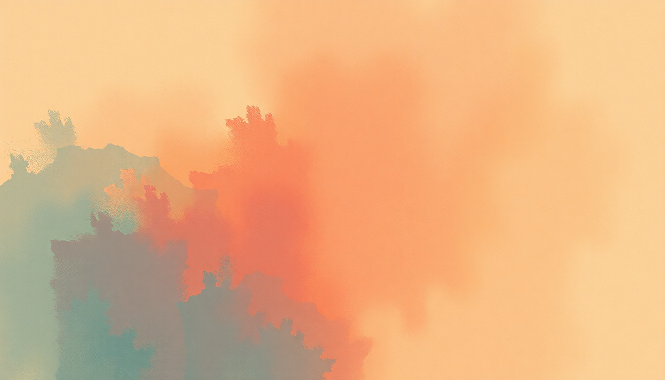 Fan-driven abstract illustration evoking the emotional arc of Bringing Out the Elvis by Faith Hill