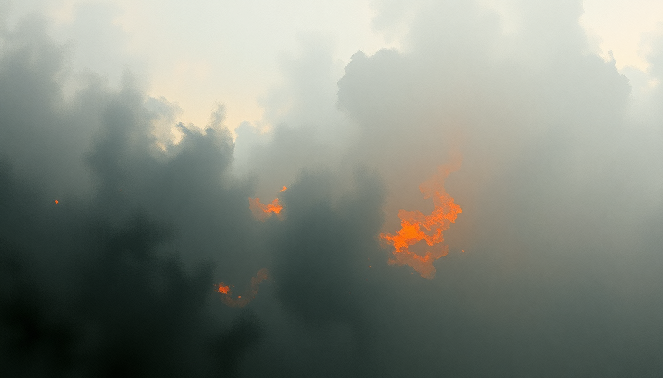 Fan-driven abstract illustration evoking the emotional arc of Broken, Beat & Scarred by Metallica