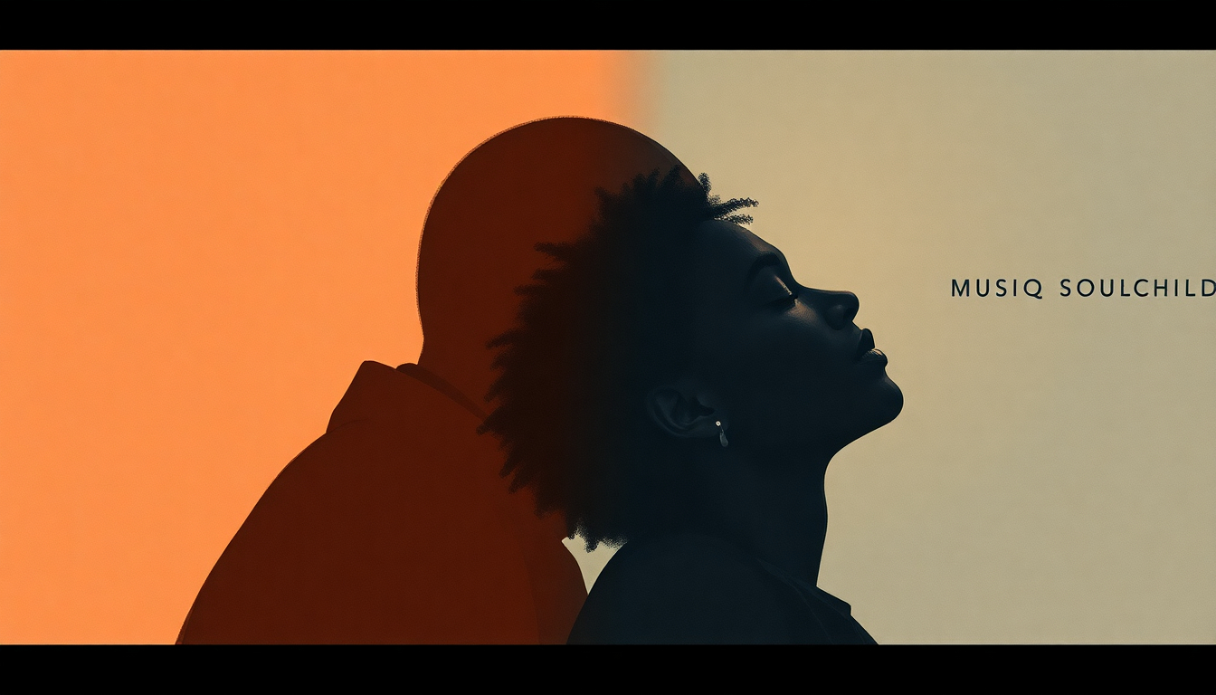 Fan-driven abstract illustration evoking the emotional arc of Buddy by Musiq Soulchild