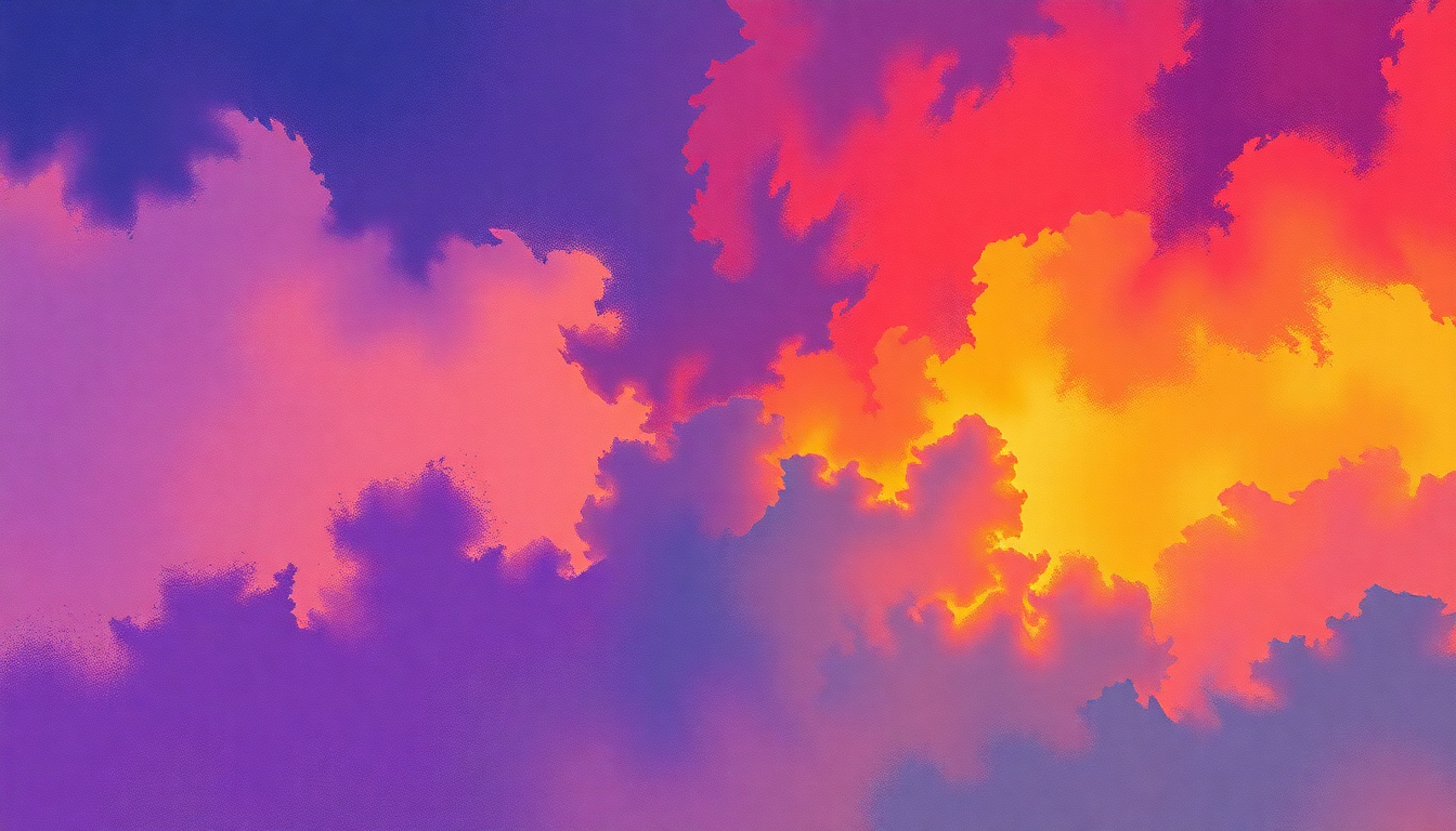 Fan-driven abstract illustration evoking the emotional arc of Burn by Deep Purple