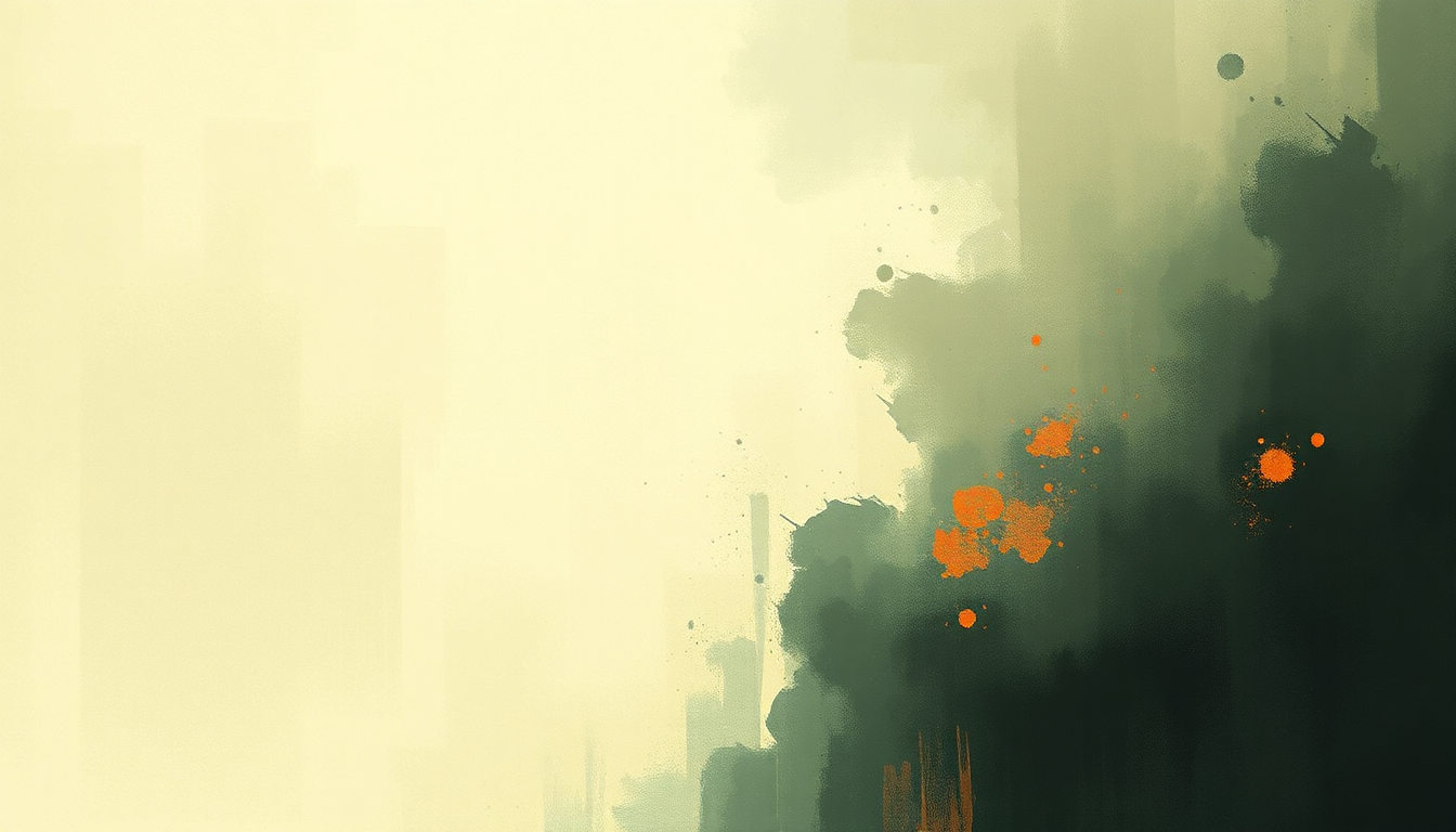 Fan-driven abstract illustration evoking the emotional arc of Burn It by Refused