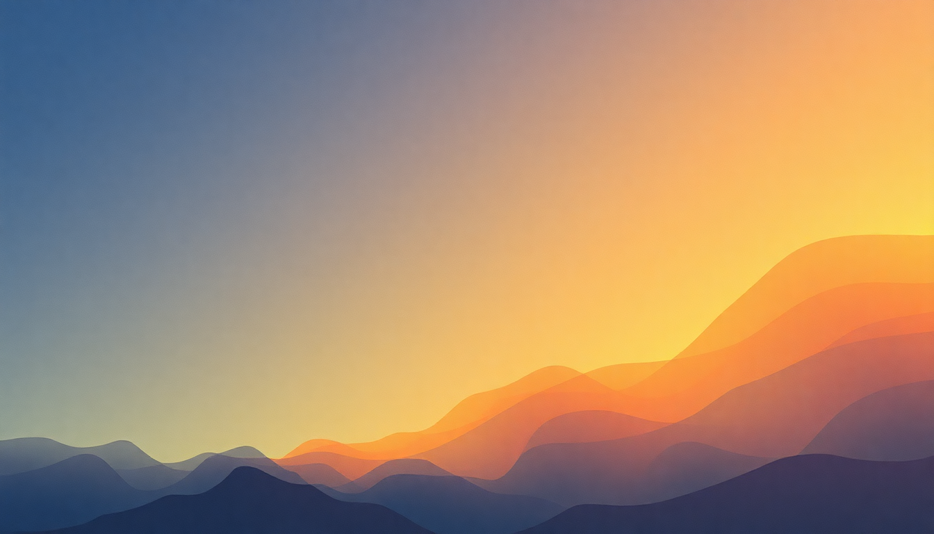 Fan-driven abstract illustration evoking the emotional arc of Burning Airlines Give You So Much More by Brian Eno