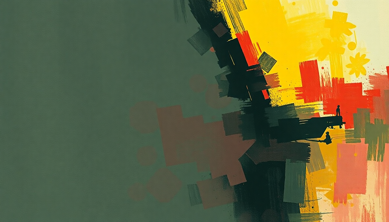 Fan-driven abstract illustration evoking the emotional arc of Burnout by Green Day