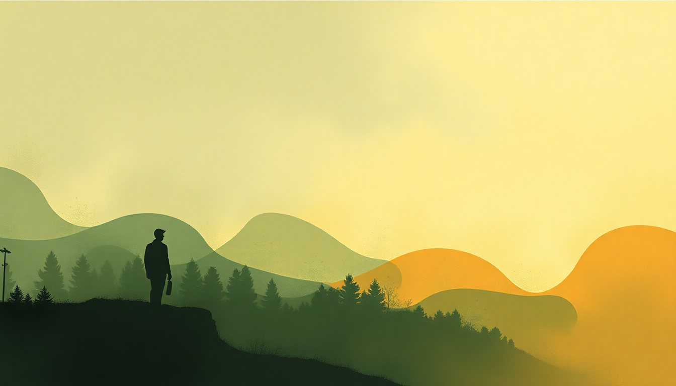 Fan-driven abstract illustration evoking the emotional arc of Buss Dem Bones by Amon Tobin