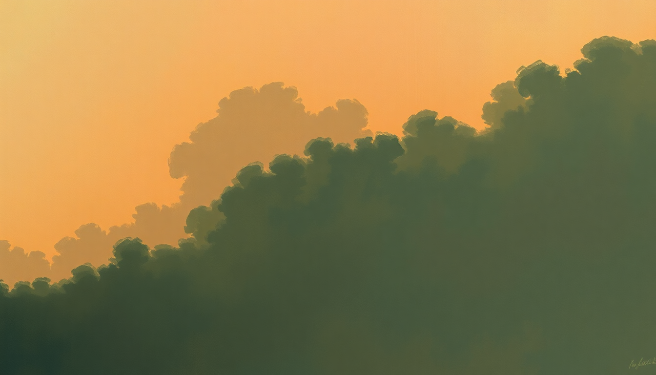 Fan-driven abstract illustration evoking the emotional arc of Buzzin Fly by Tim Buckley