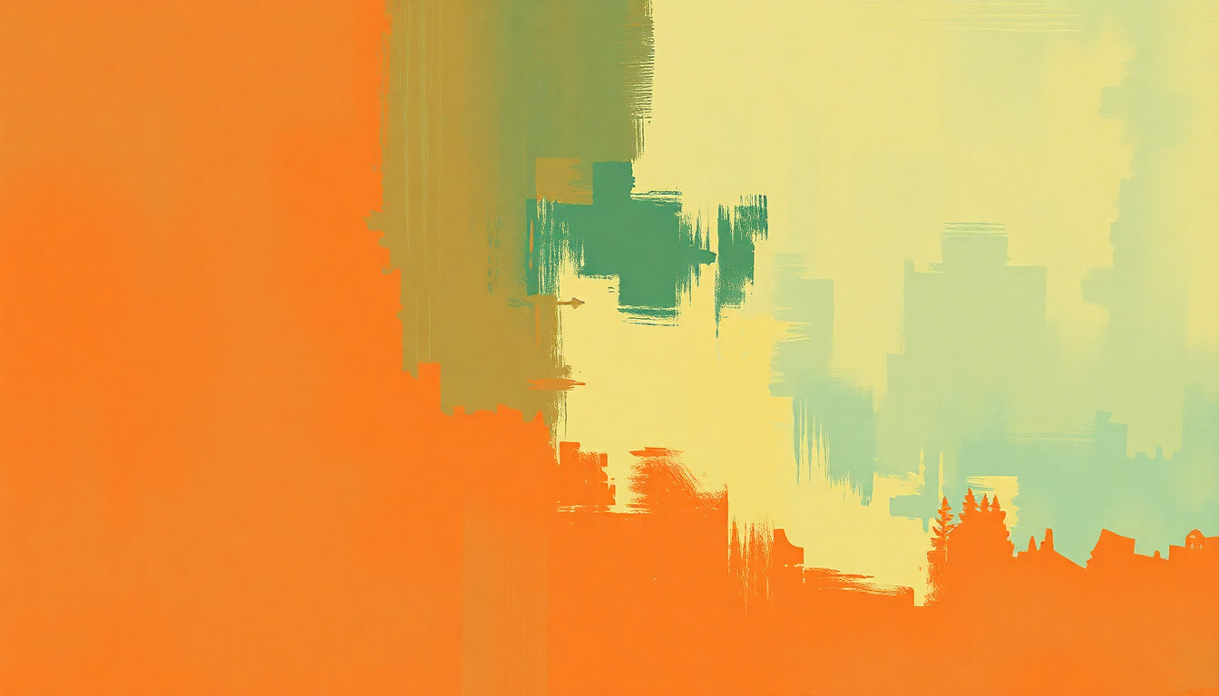 Fan-driven abstract illustration evoking the emotional arc of Call on Me by Big Brother and the Holding Company