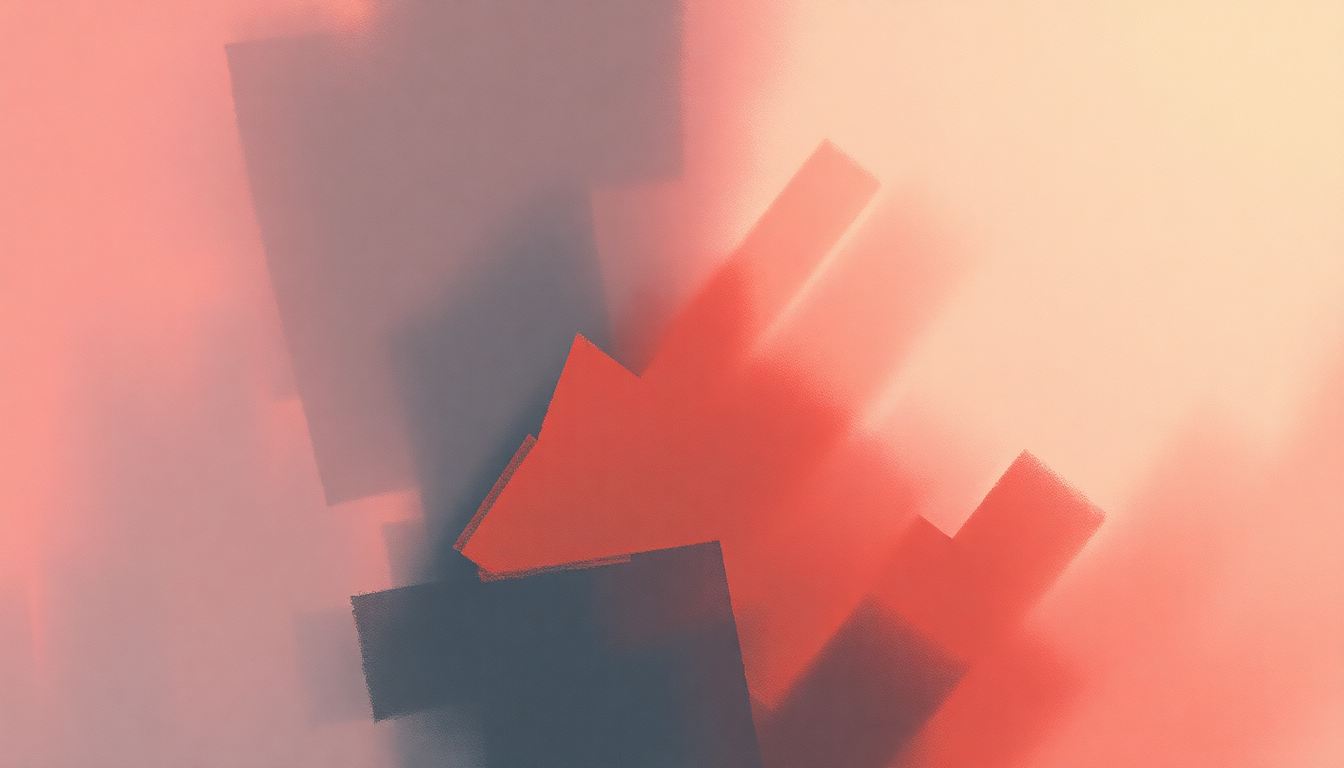 Fan-driven abstract illustration evoking the emotional arc of Can't Get Along Without You by Hard-Fi