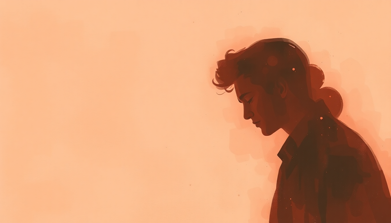 Fan-driven abstract illustration evoking the emotional arc of Candy by Chet Baker