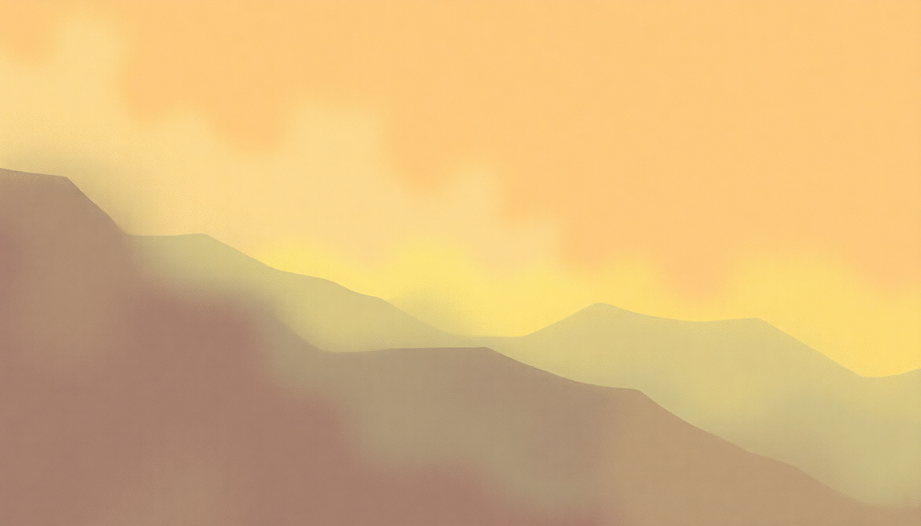 Fan-driven abstract illustration evoking the emotional arc of Caravan Girl by Goldfrapp