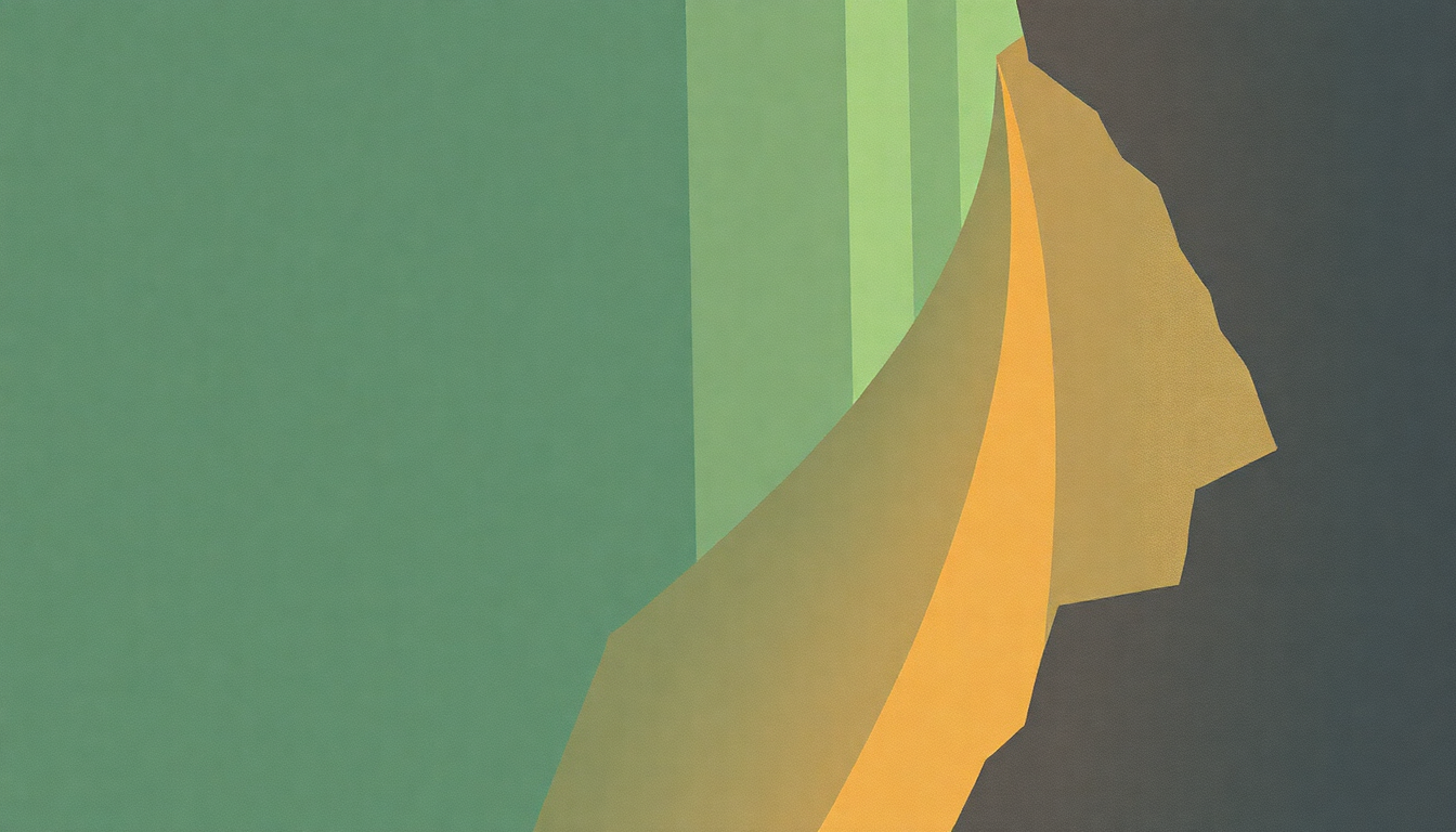 Fan-driven abstract illustration evoking the emotional arc of Cave-In by Codeine