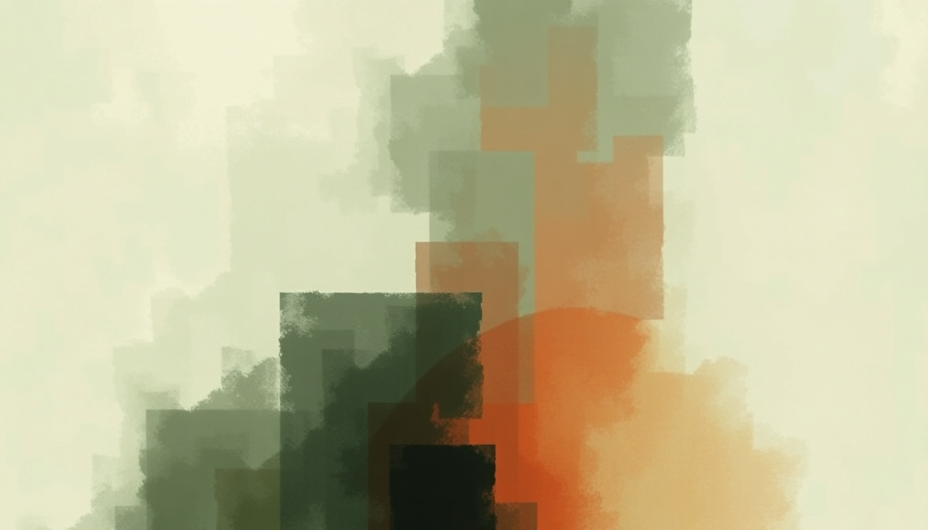 Fan-driven abstract illustration evoking the emotional arc of Chained and Bound by Otis Redding