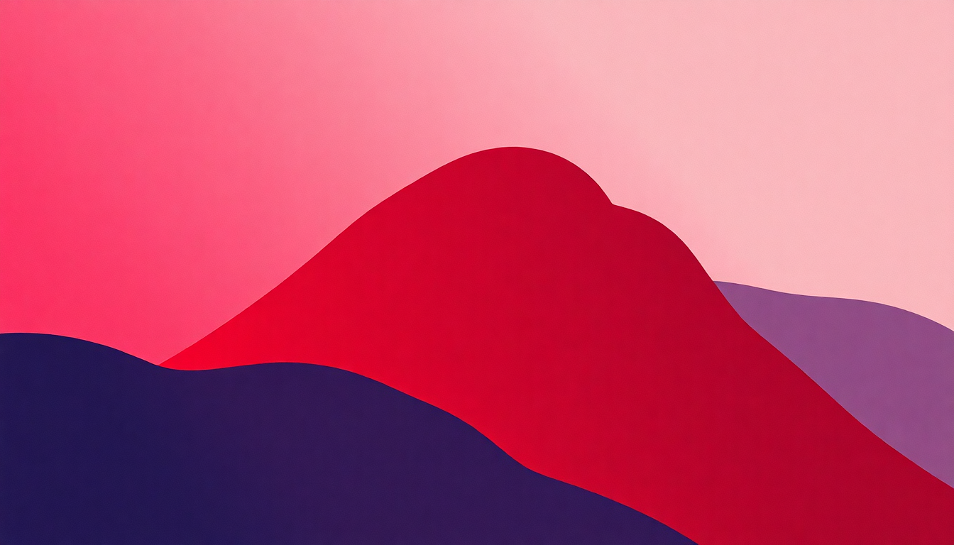 Fan-driven abstract illustration evoking the emotional arc of Charity, Chastity, Prudence, and Hope by Hüsker Dü