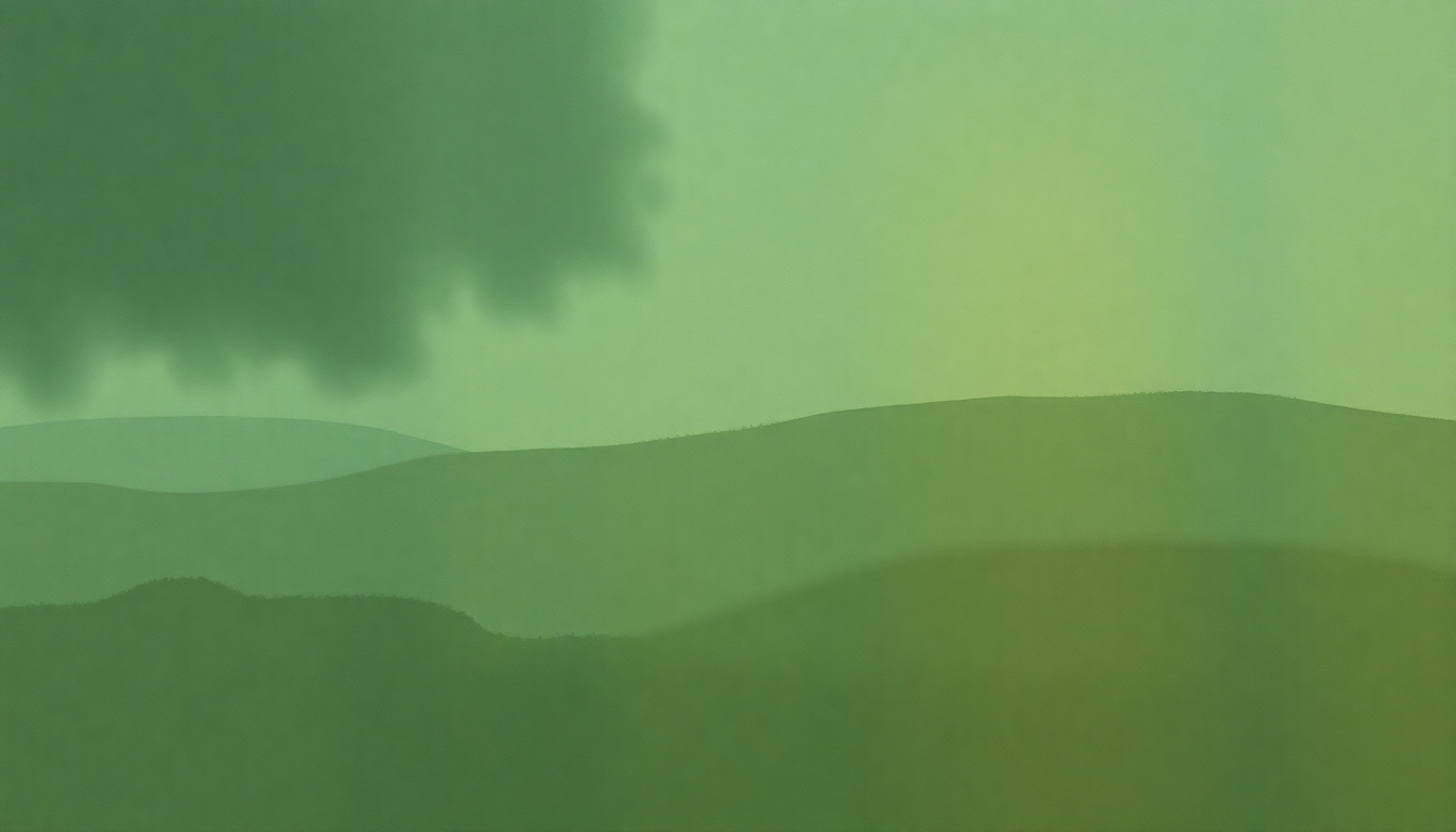 Fan-driven abstract illustration evoking the emotional arc of Charlene by Anthony Hamilton