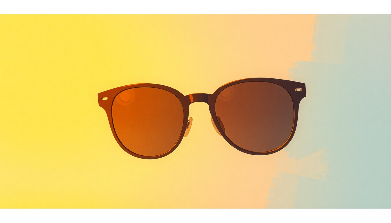 Fan-driven abstract illustration evoking the emotional arc of Cheap Sunglasses by ZZ Top