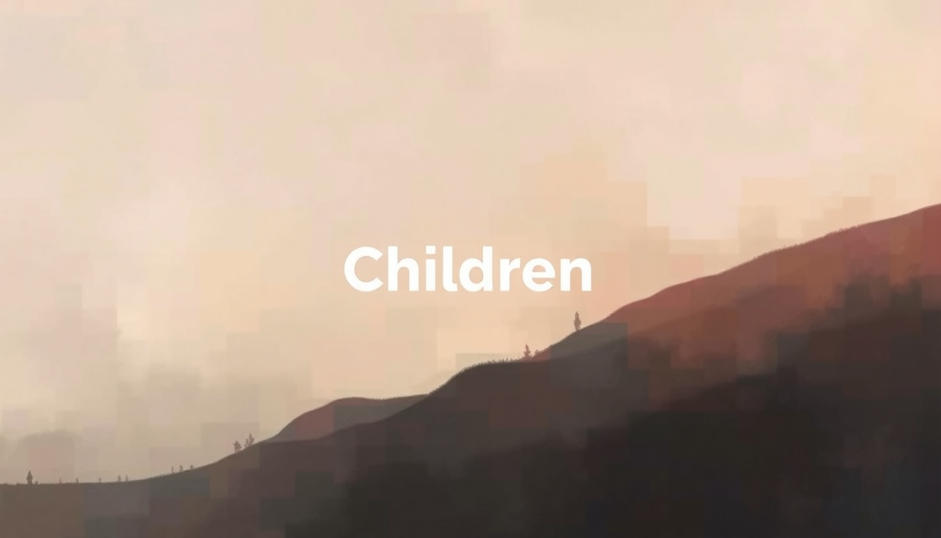 Fan-driven abstract illustration evoking the emotional arc of Children by The Rapture