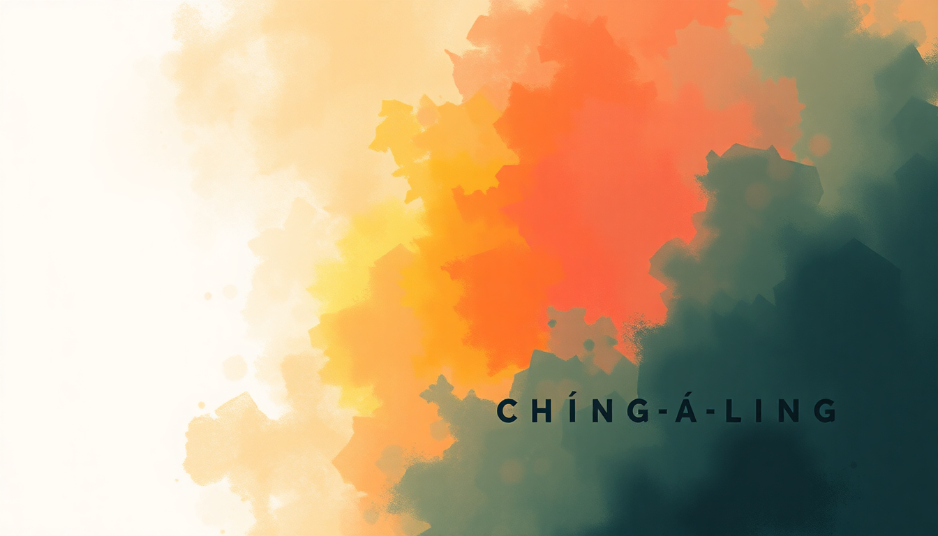 Fan-driven abstract illustration evoking the emotional arc of Ching-a-Ling by Missy Elliott