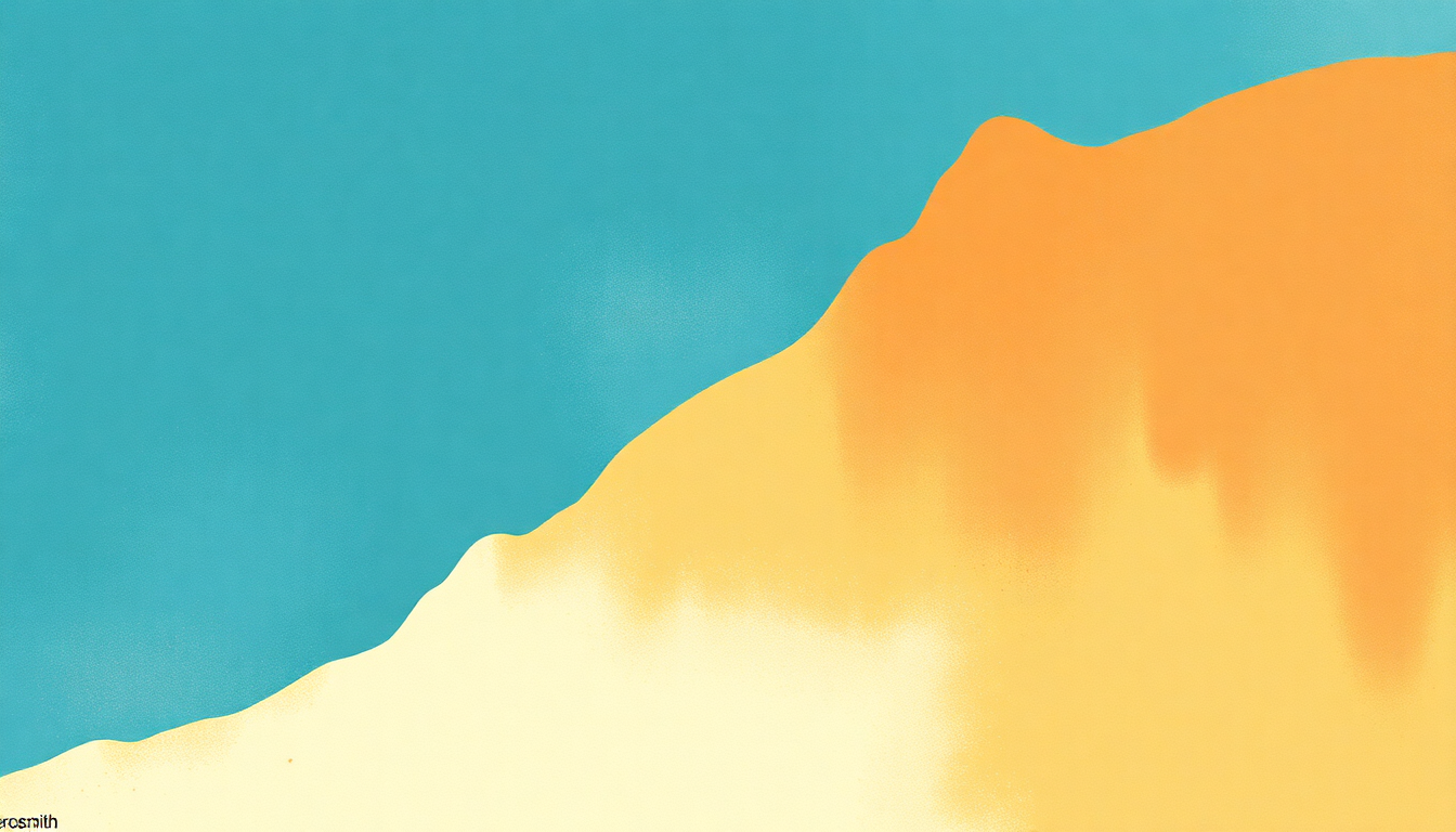 Fan-driven abstract illustration evoking the emotional arc of Chip Away the Stone by Aerosmith