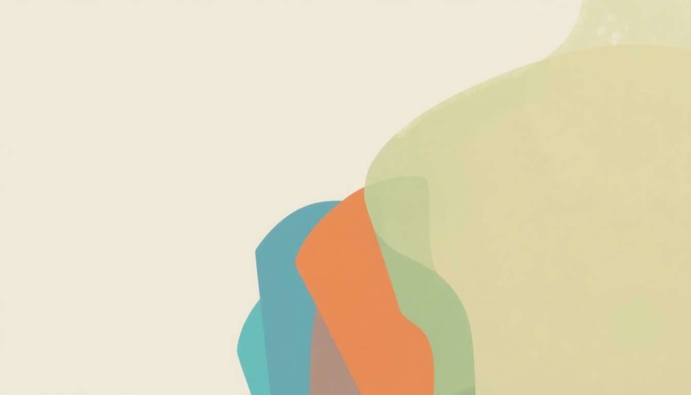 Fan-driven abstract illustration evoking the emotional arc of Clap Your Hands by They Might Be Giants